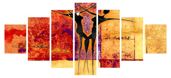 Obraz - Africké bohyně (210x100 cm)