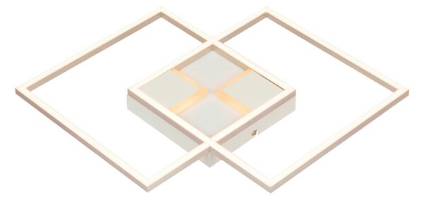 STROPNÍ LED SVÍTIDLO, 42/42/4,5 cm Boxxx - Stropní svítidla