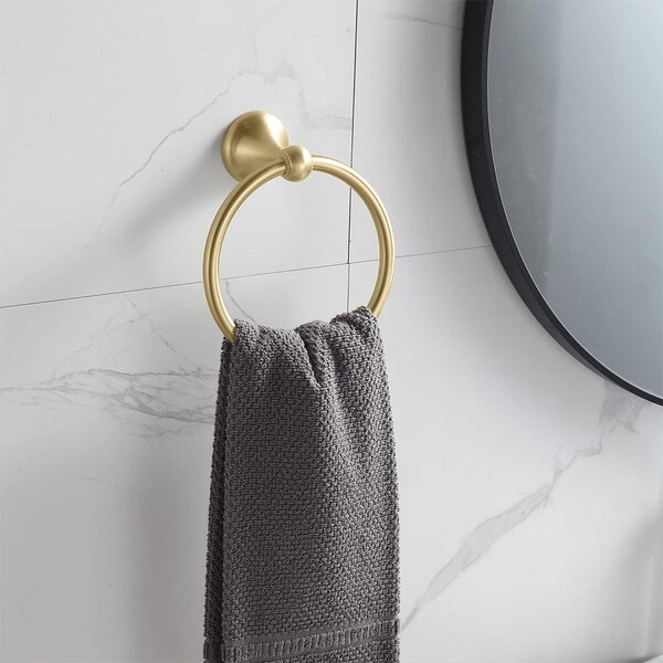 Koupelnový věšák Brush Gold 332867 RETRO