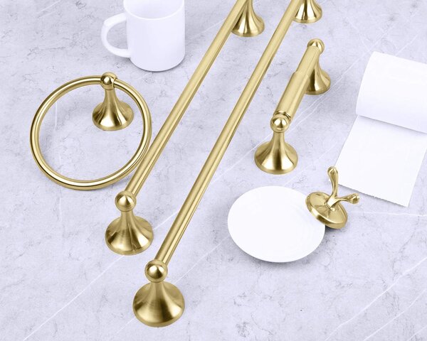 Koupelnový věšák Brush Gold 332867 RETRO