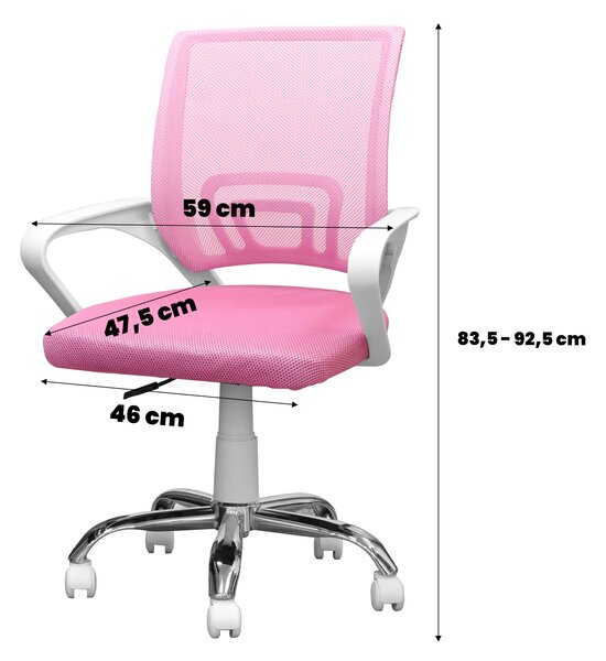Aga Kancelářské křeslo MR2077 Černo - Fialové