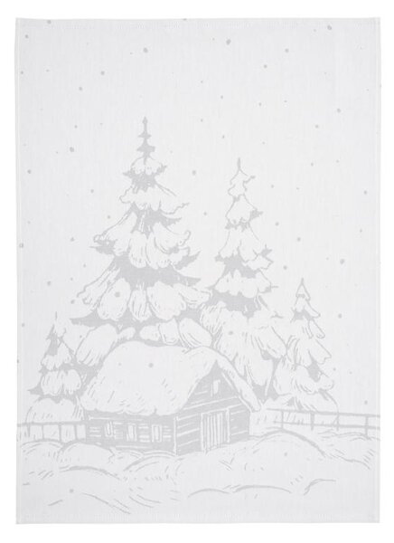 Utěrka DESIGN zima šedá 50 x 70 cm