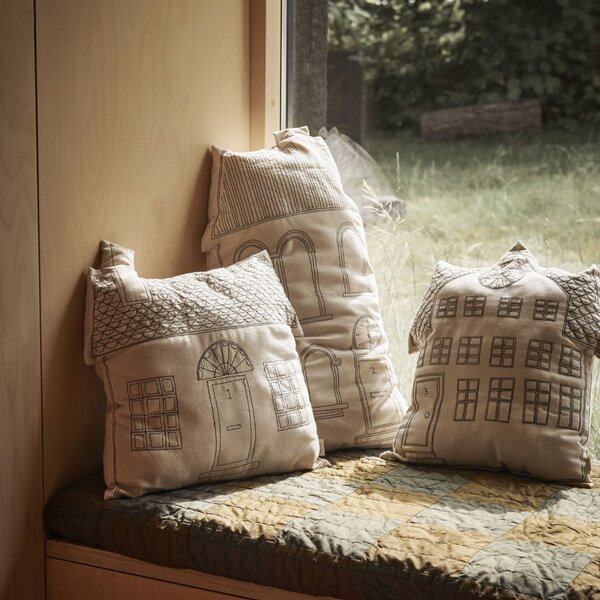 Dekorativní polštář Abode Windows Off White 45 × 45 cm