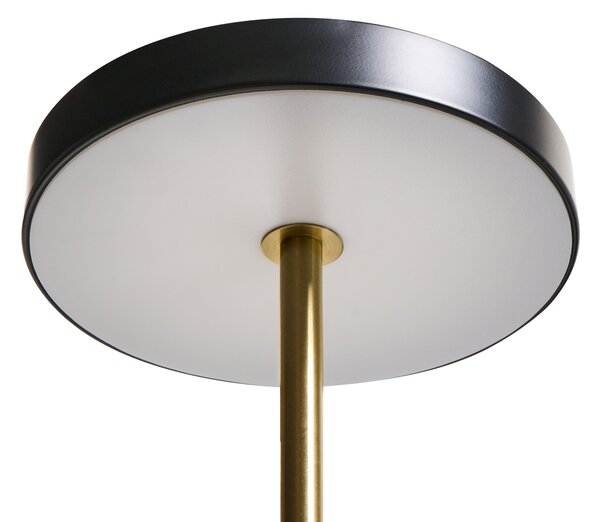 LED stolní lampa EVENLODE se stmívačem Kov Černá