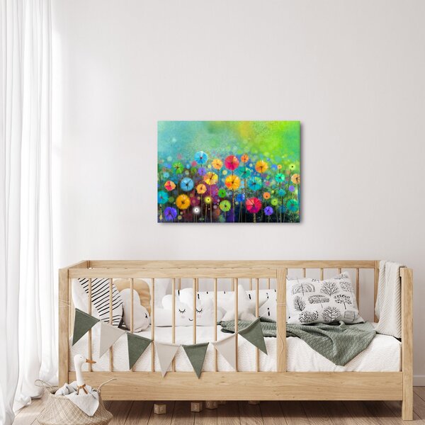 Obraz - Abstraktní květiny (70x50 cm)