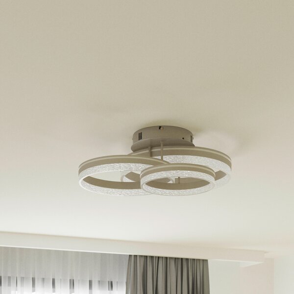 STROPNÍ LED SVÍTIDLO, 72/63/22 cm Novel - Stropní svítidla