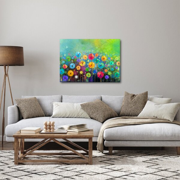 Obraz - Abstraktní květiny (70x50 cm)