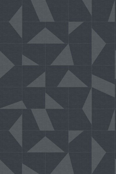 Vliesová šedá geometrická obrazová tapeta - 357232, 200 x 300 cm, Natural Fabrics, Origin