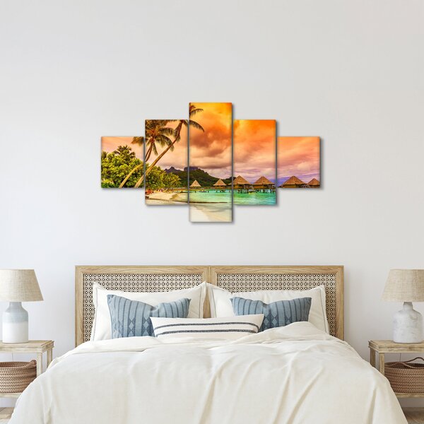 Obraz - Ostrov Bora Bora (125x70 cm)