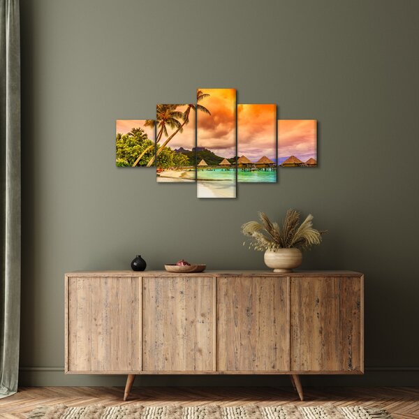 Obraz - Ostrov Bora Bora (125x70 cm)