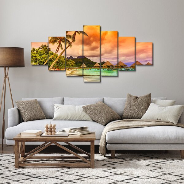 Obraz - Ostrov Bora Bora (210x100 cm)
