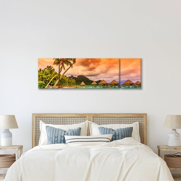 Obraz - Ostrov Bora Bora (170x50 cm)