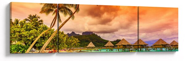 Obraz - Ostrov Bora Bora (170x50 cm)