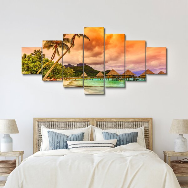 Obraz - Ostrov Bora Bora (210x100 cm)