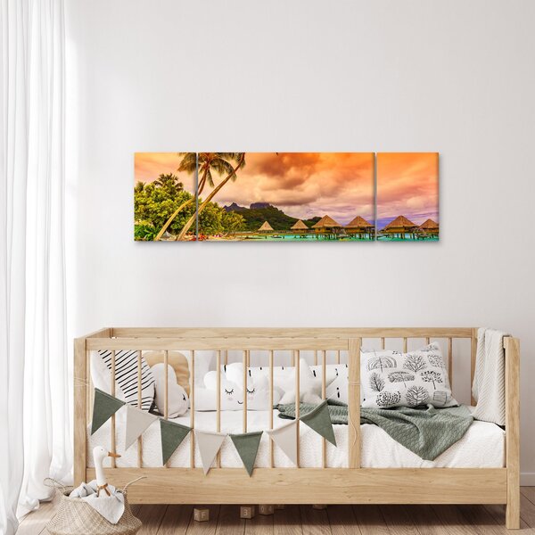 Obraz - Ostrov Bora Bora (170x50 cm)
