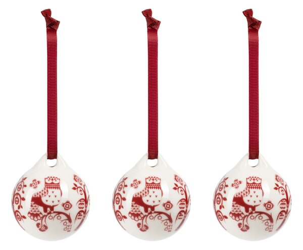 Iittala Ozdoby Taika, 3ks / červené