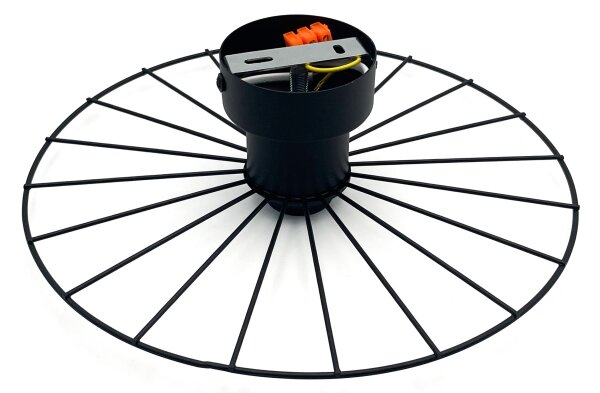 Nástěnné svítidlo MONTANA 1xE27/15W/230V pr. 30 cm černá
