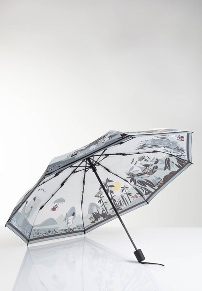 Lasessor Skládací deštník Moomin Island grey 100cm
