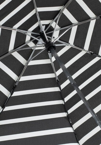 Automatický deštník Lasessor 934 Strip black& white 95cm