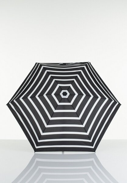 Automatický deštník Lasessor 934 Strip black& white 95cm