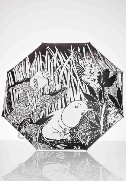 Lasessor Skládací deštník Moomin Midsummer black 100cm