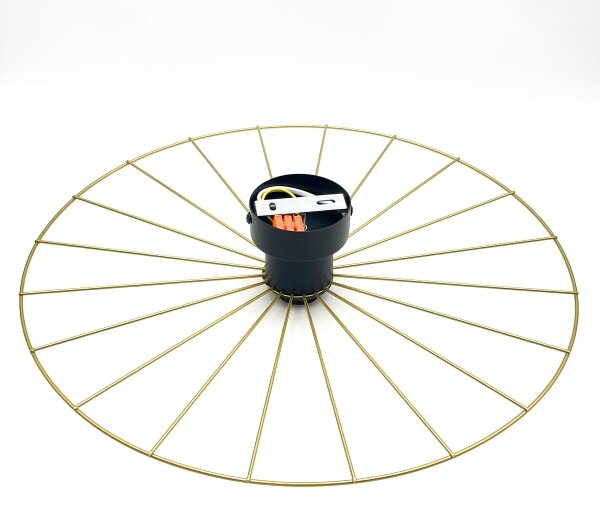Nástěnné svítidlo MONTANA 1xE27/15W/230V pr. 45 cm zlatá
