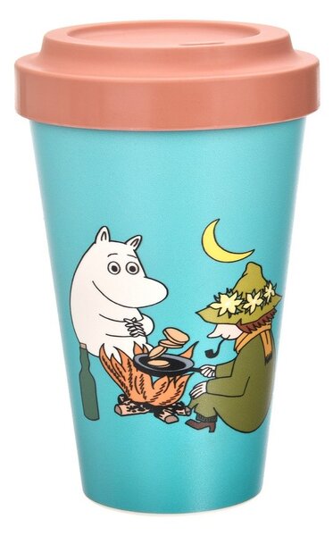 NordicBuddies Take-away hrnek Moomin Camping blue 400ml
