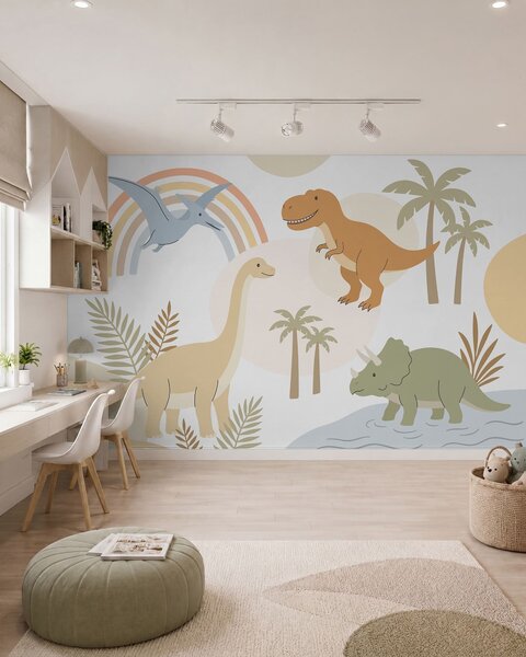 Fototapety Dinosauři, Fototapety dětské, Fototapety dinosauři, w05842 : uwalls.cz