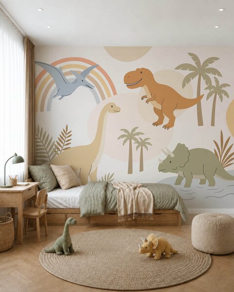 Fototapety Dinosauři, Fototapety dětské, Fototapety dinosauři, w05842 : uwalls.cz