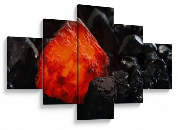 Obraz - Žhnoucí nerost (125x70 cm)