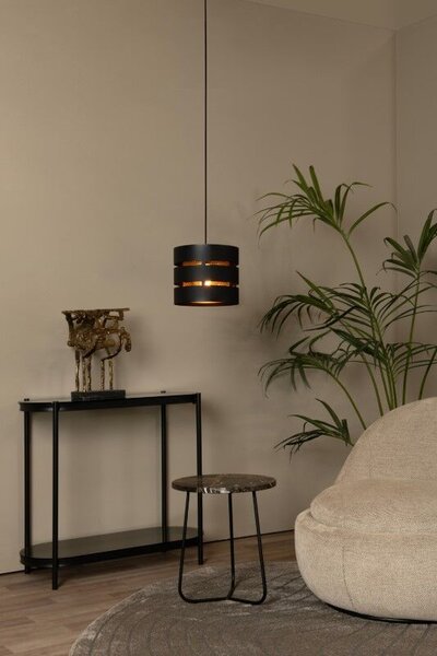 LUCIDE 21433/01/30 ROSAS závěsné svítidlo D260mm 1xE27 černá