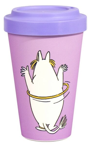 NordicBuddies Cestovní hrnek Snorkmaiden růžový 450ml