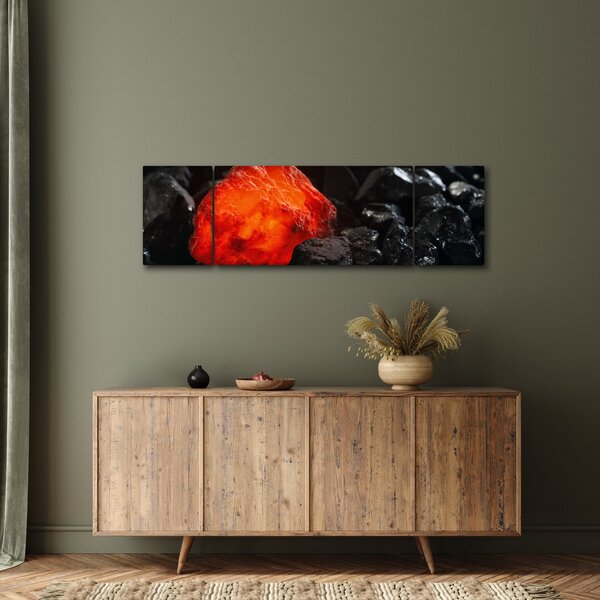 Obraz - Žhnoucí nerost (170x50 cm)