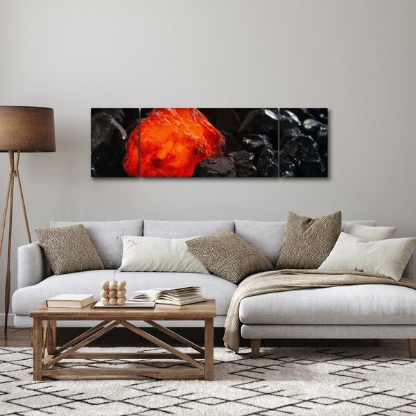 Obraz - Žhnoucí nerost (170x50 cm)