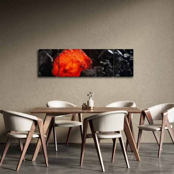 Obraz - Žhnoucí nerost (170x50 cm)