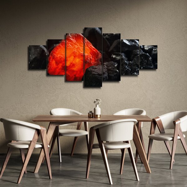 Obraz - Žhnoucí nerost (210x100 cm)