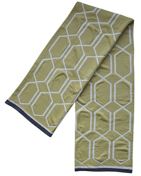 Funky Doris Pletená deka Irma olive 130x170