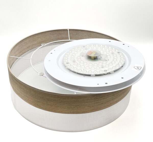 LED Stropní svítidlo SIRJA WOOD LED/36W/230V pr. 45 cm bílá/dub
