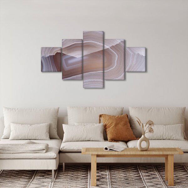 Obraz - Mramorový achát (125x70 cm)