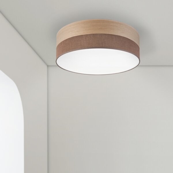 LED Stropní svítidlo SIRJA WOOD LED/36W/230V pr. 45 cm hnědá/dub