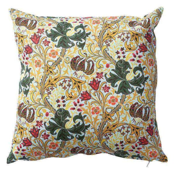 Klippan Povlak na polštář Golden Lily green 45x45