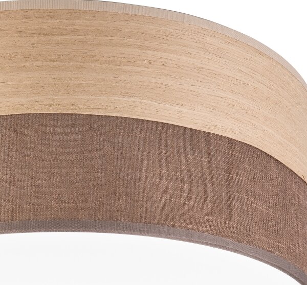 LED Stropní svítidlo SIRJA WOOD LED/36W/230V pr. 45 cm hnědá/dub