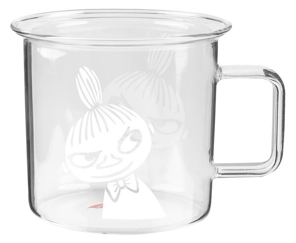 Muurla Skleněný hrnek Little My clear 350ml