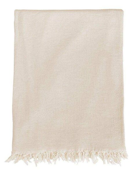 Klippan Bavlněný pléd Boheme natural beige 130x170