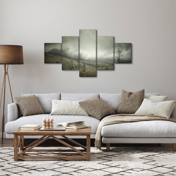 Obraz krajiny před bouři (125x70 cm)