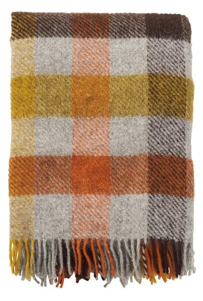 Klippan Vlněný pléd Gotland multi yellow 130x200