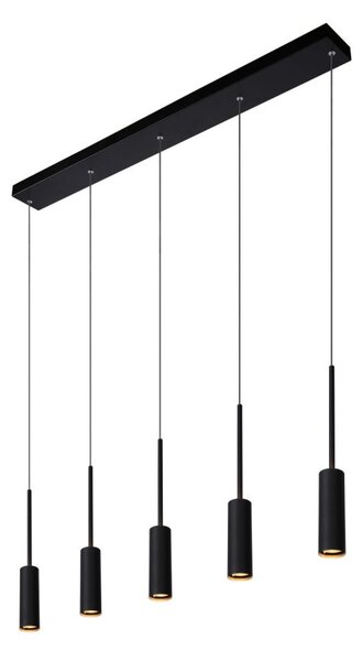 LUCIDE 24401/35/30 TUBULE Závěsné svítidlo LED 5x7W černá