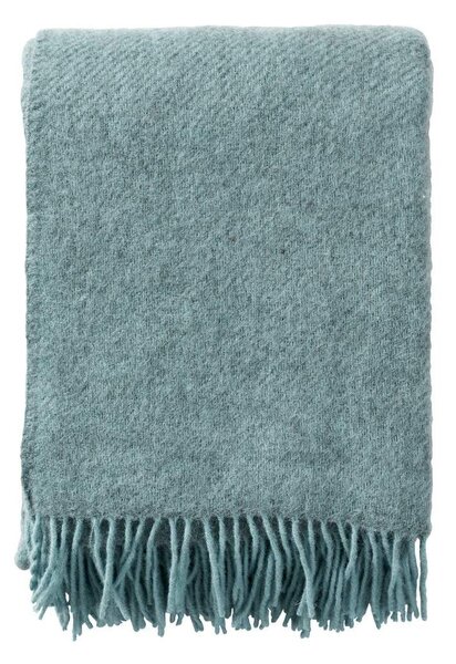 Klippan Vlněný pléd Gotland tyrkys 130x200