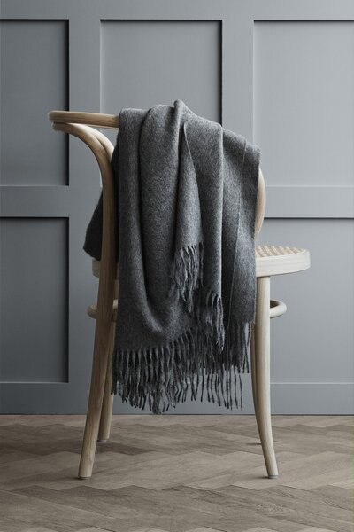 Elvang Stylový alpaka pléd Classic grey 130x200