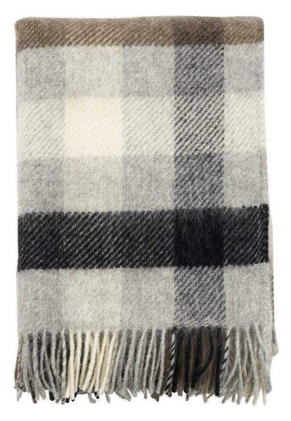 Klippan Vlněný pléd Gotland multi grey 130x200